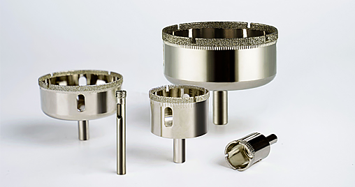 Diamond hole saw with center drill